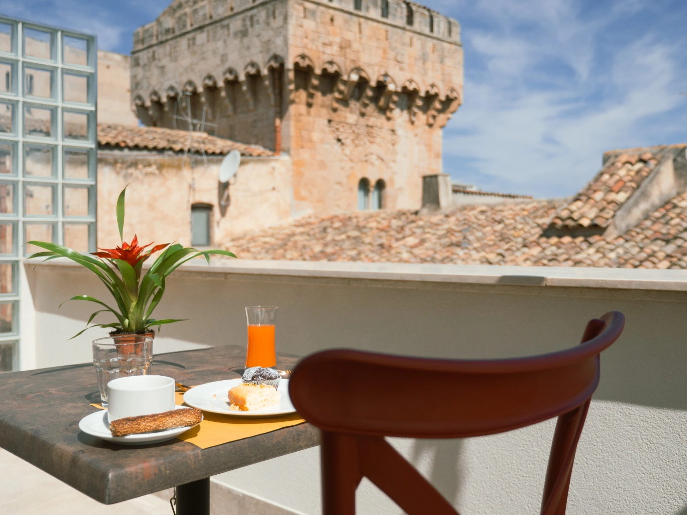 The terrace at U Zuccareddu in Alcamo